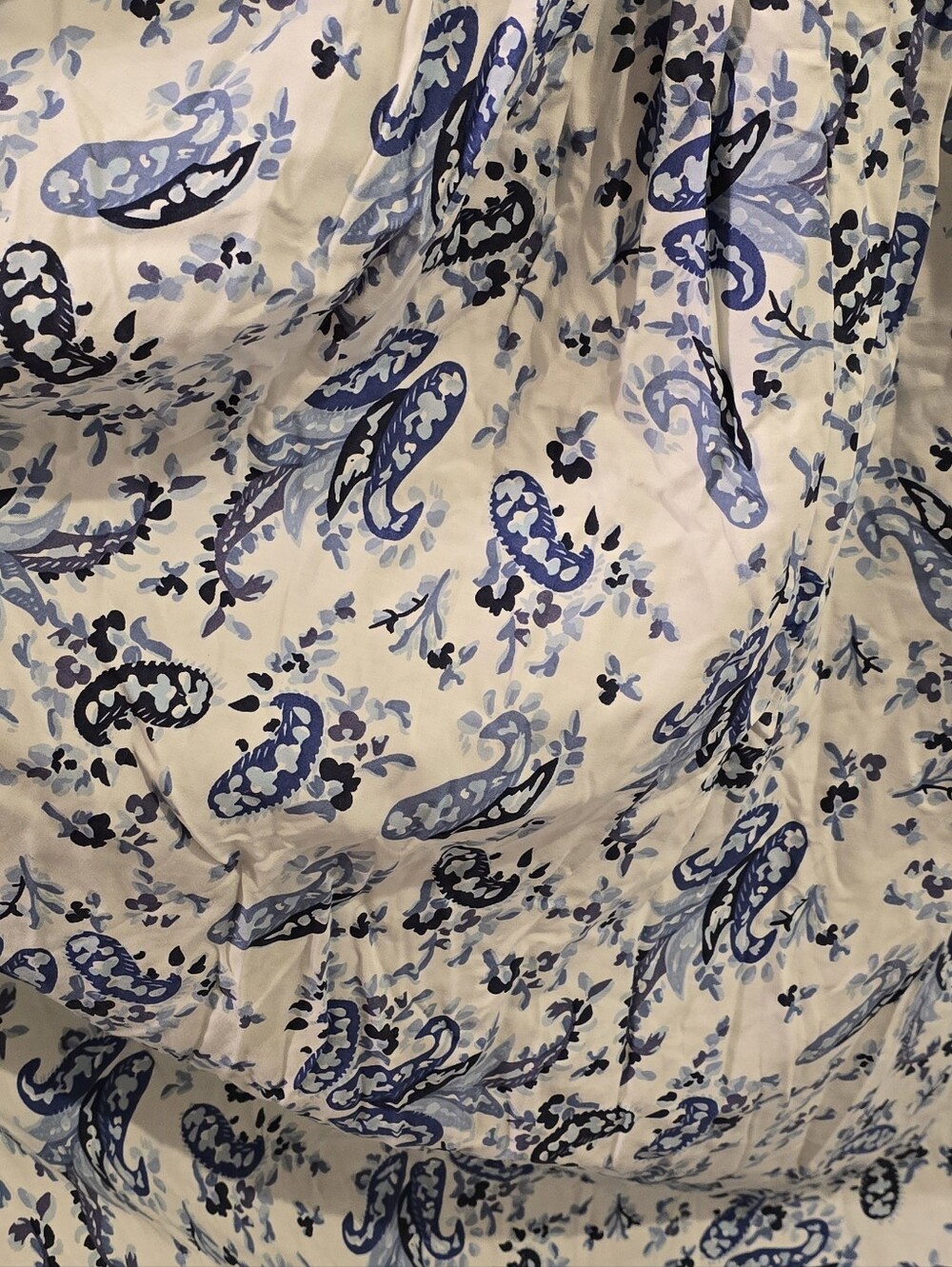 Lucky Brand Blue & White Paisley Maxi Dress - Picture 6 of 6